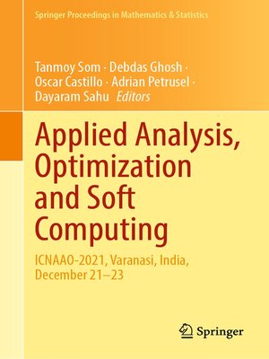 cover image of Applied Analysis, Optimization and Soft Computing